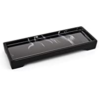 Luxspire Bandeja Rectangular de Resina de Cuarto de Baño- Hogar- Salón y Dormitorio- Super Antideslizante para Velas…